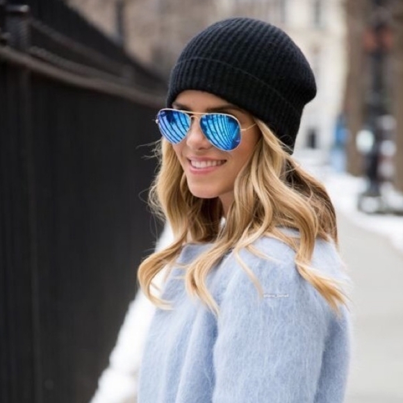 Blue Mirror RayBan Aviator RB3025 New - Picture 12 of 13